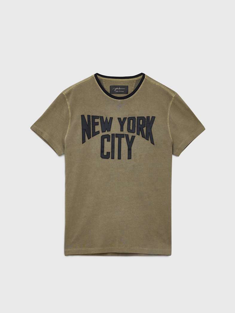 john varvatos JOHN LENNON NEW YORK CITY TEE Clothing Tops Graphic Tees JOHN LENNON NEW YORK CITY TEE CELEDON