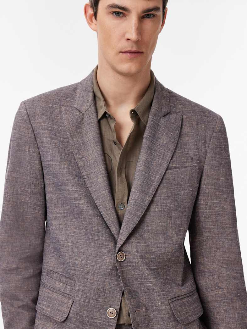 John Varvatos JOHN LENNON REGIS JACKET Clothing Featured Suiting JOHN LENNON REGIS JACKET HAZELNUT