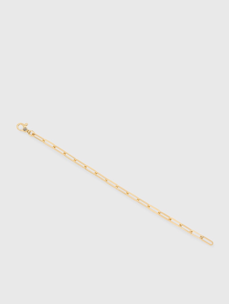 John Varvatos 18K GOLD LINK BRACELET NO COLOR