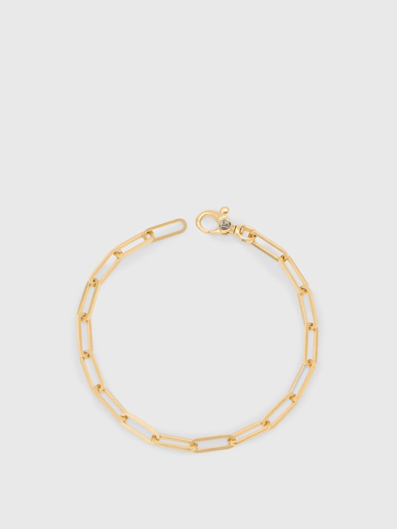 john varvatos 18K GOLD LINK BRACELET NO COLOR