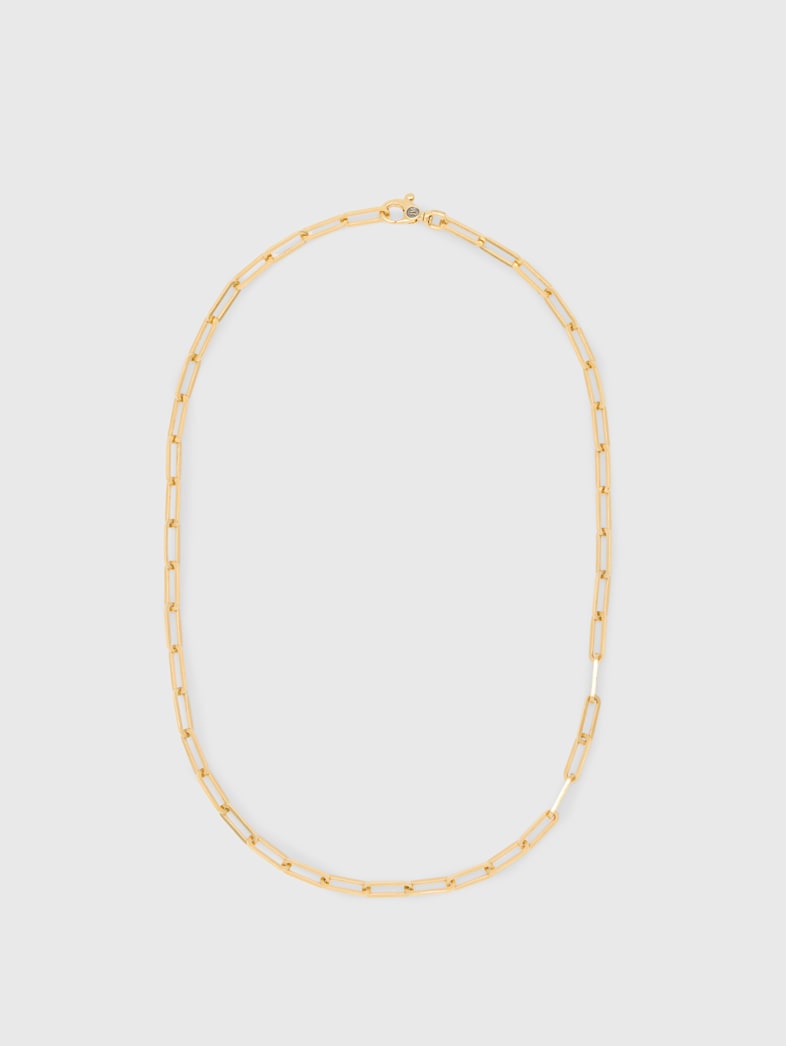 John Varvatos 18K GOLD LINK NECKLACE NO COLOR
