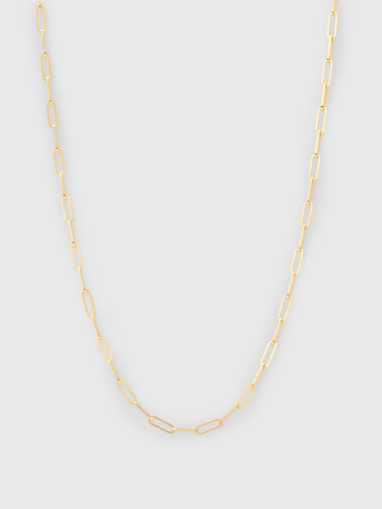 john varvatos 18K GOLD LINK NECKLACE NO COLOR