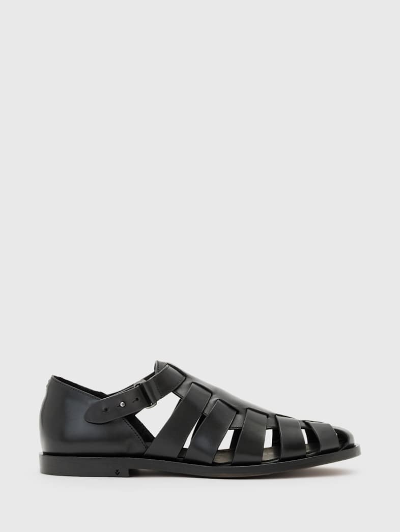 John Varvatos ANTWERP FISHER SANDAL BLACK