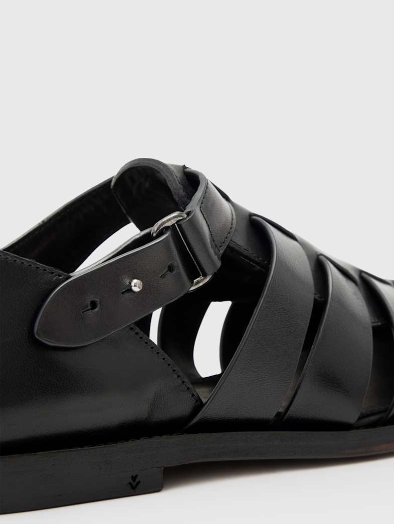 John Varvatos ANTWERP FISHER SANDAL BLACK