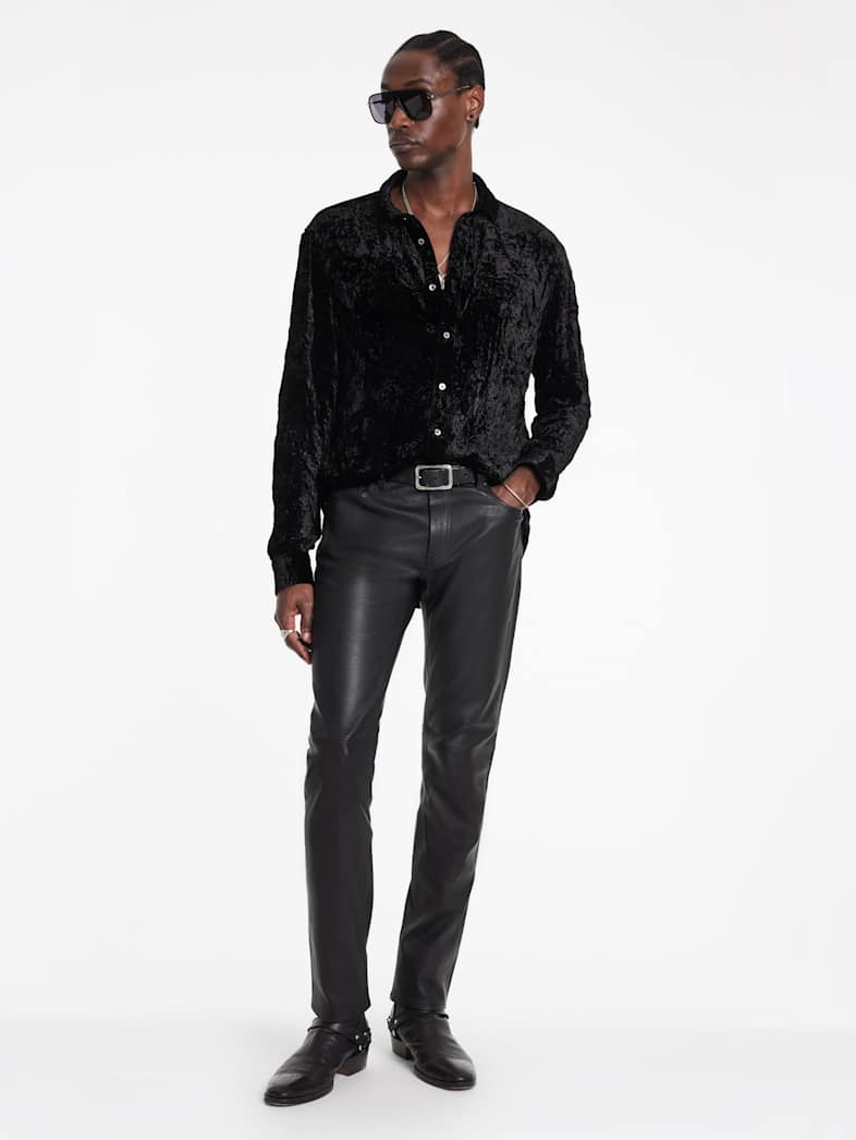 John Varvatos BATIK SHIRT BLACK