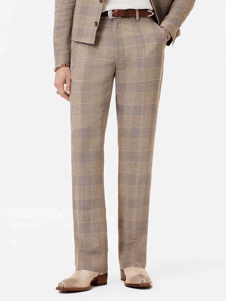 John Varvatos BLEECKER PANT DARK TAN