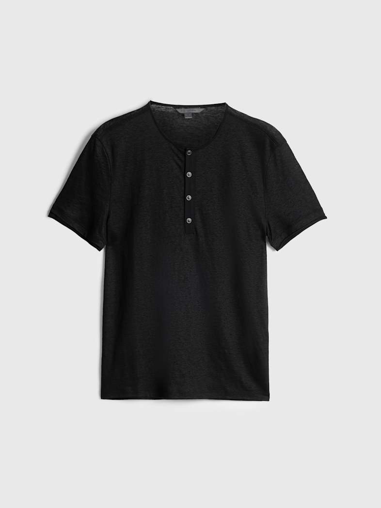 John Varvatos BLEEKER HENLEY BLACK