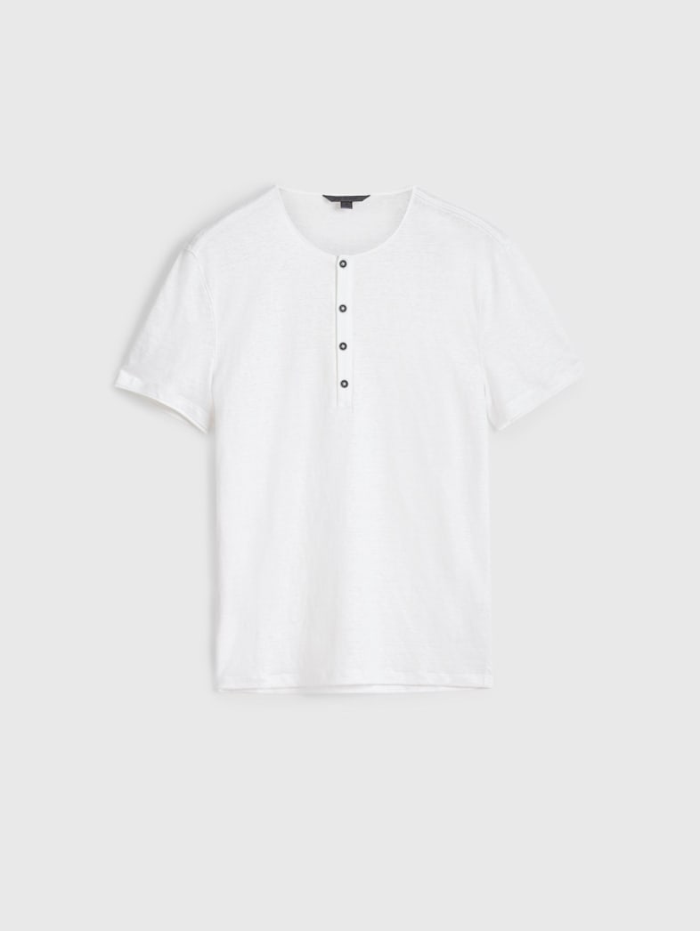 John Varvatos BLEEKER HENLEY WHITE