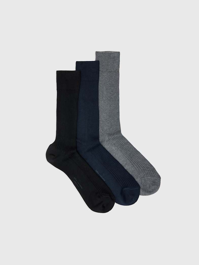 john varvatos CAMBRIA SOCKS 3-PACK MULTI