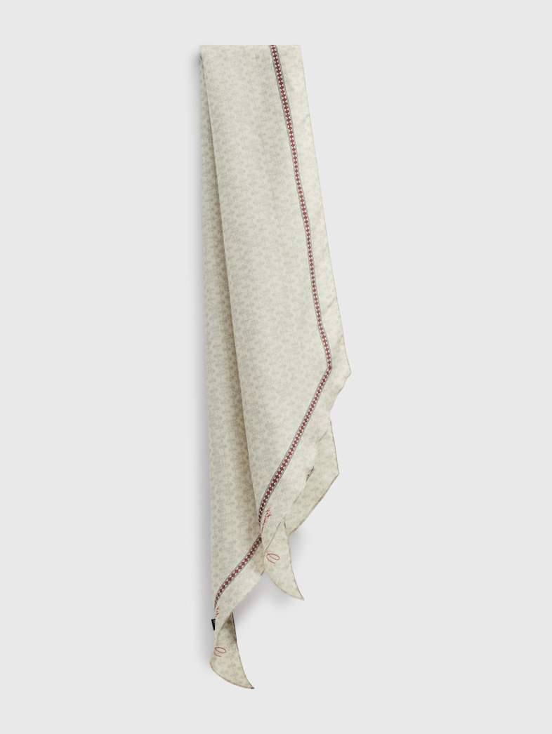 john varvatos DELIA SCARF MUSHROOM