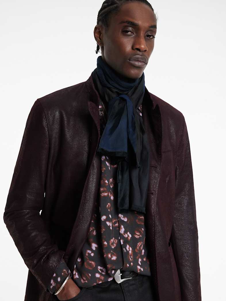 John Varvatos ELLA SCARF CHOCOLATE