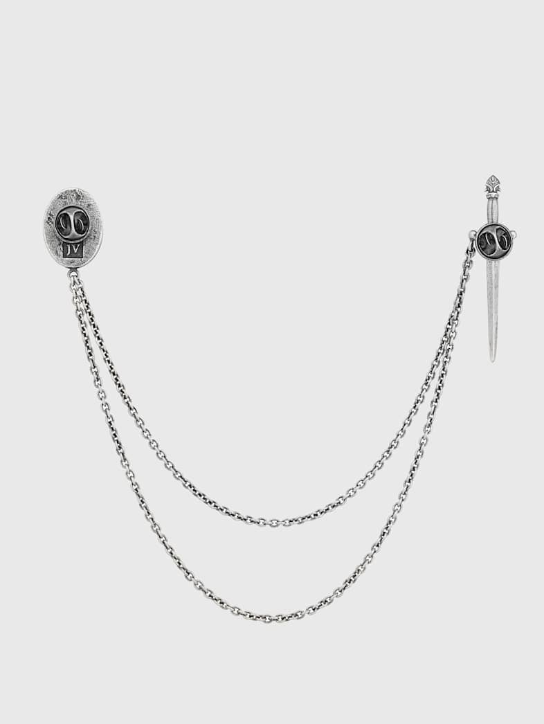 John Varvatos FLEUR DE LIS BROOCH NO COLOR