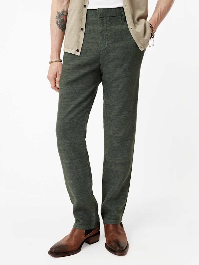John Varvatos FLINT PANT MOSS