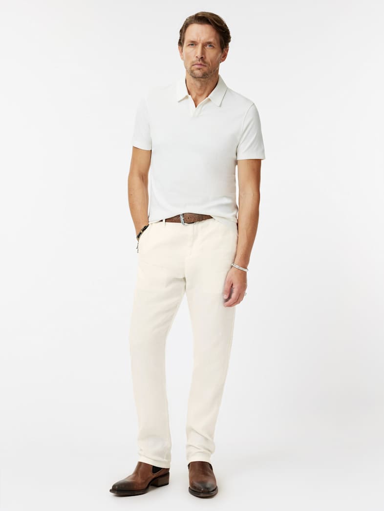 John Varvatos FLINT PANT NATURAL