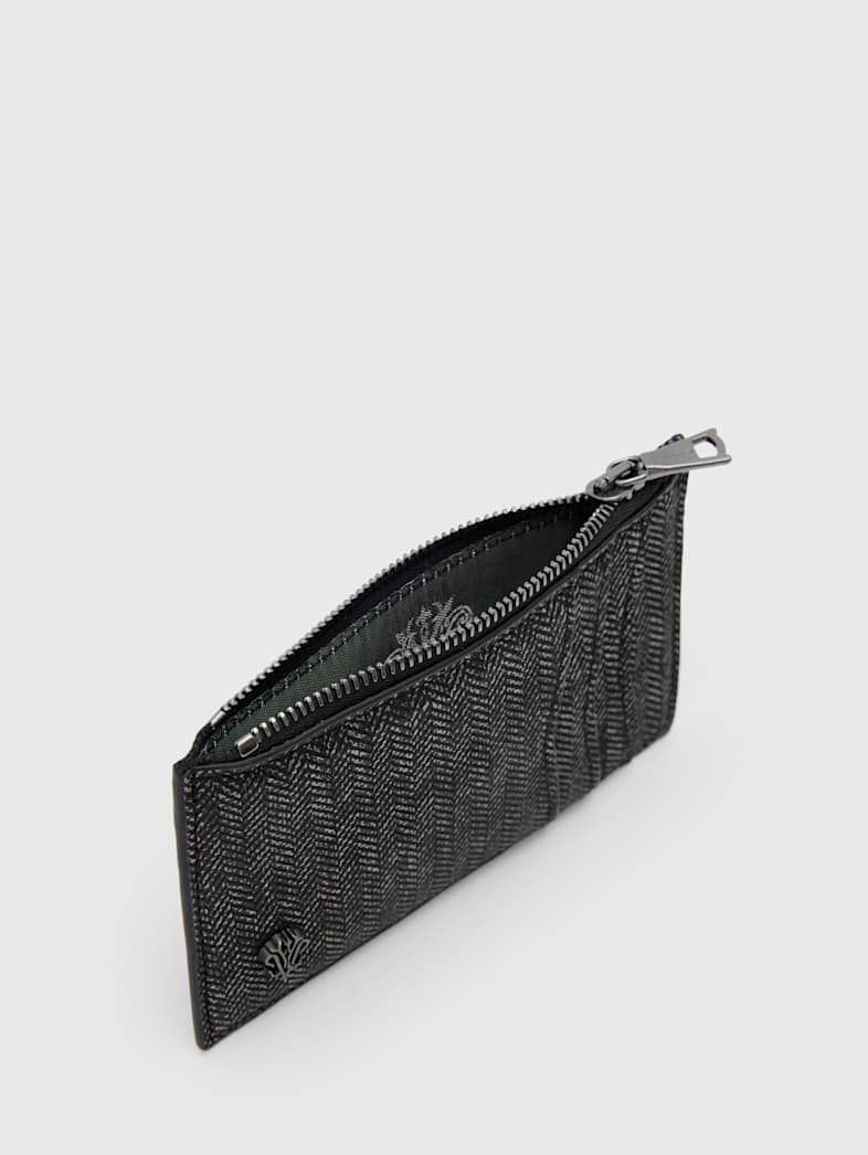 John Varvatos HERITAGE LONG ZIP CARD CASE GRIFFIN