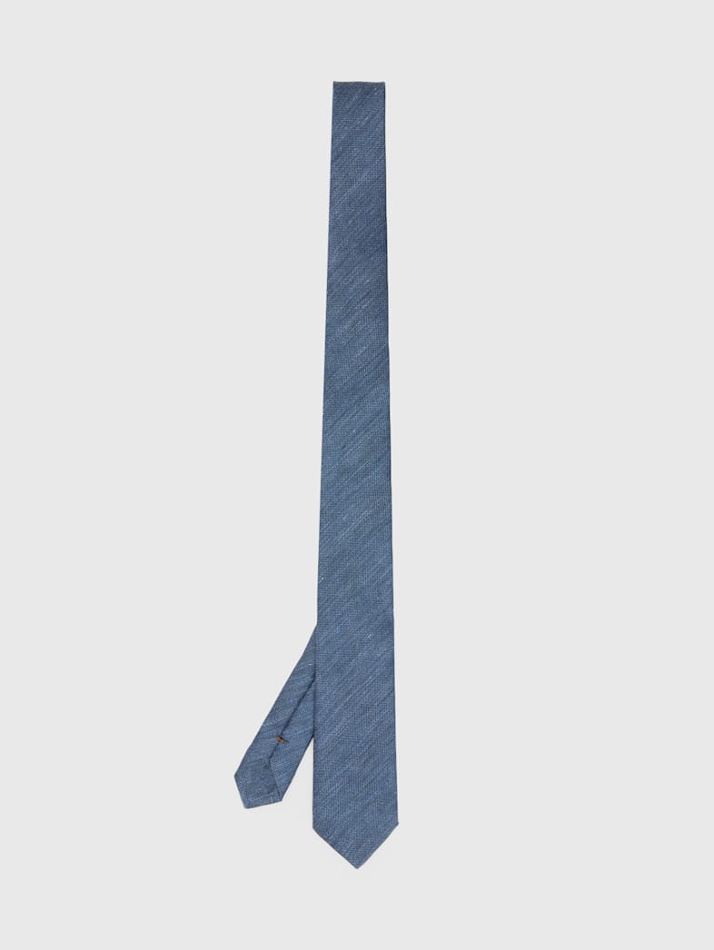 john varvatos LEONE SLIM TIE BLUE MULTI