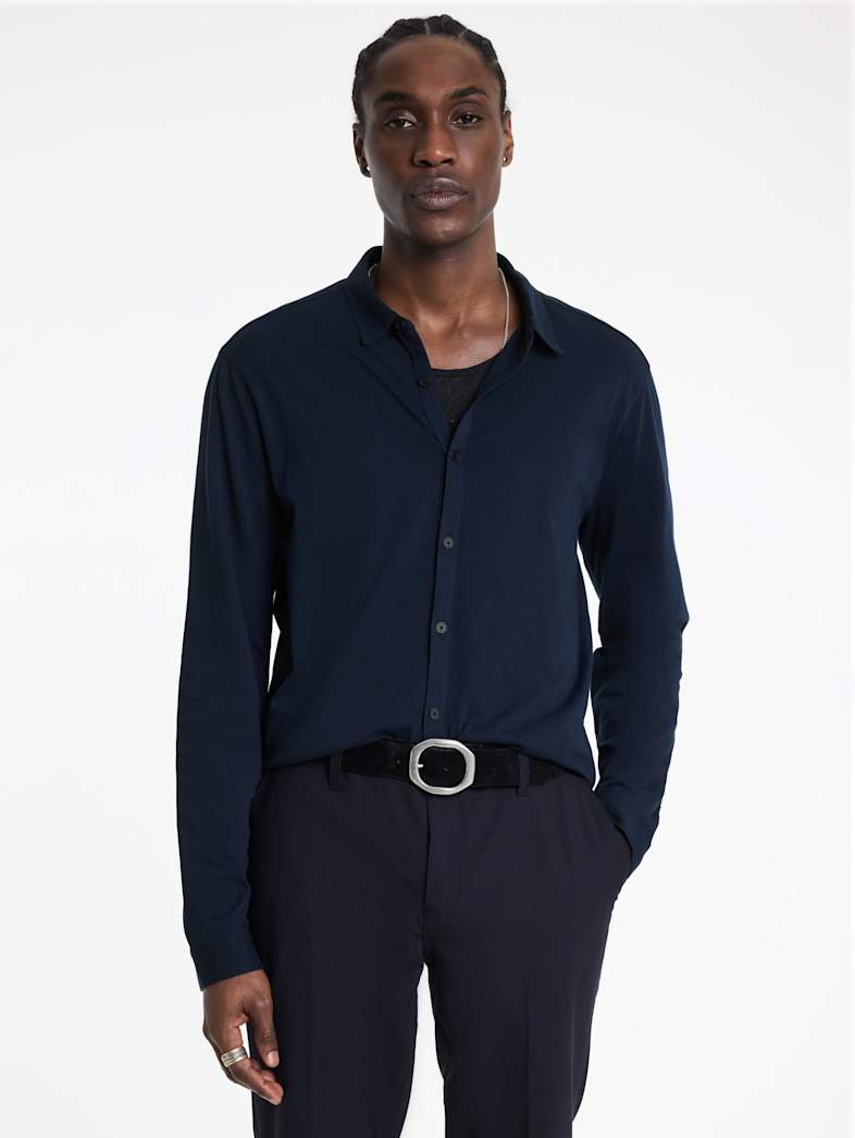 John Varvatos LEVI SHIRT Outlet LEVI SHIRT NAVY