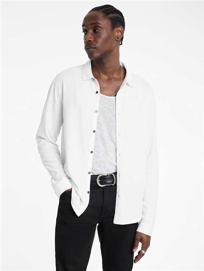 John Varvatos LEVI SHIRT Outlet LEVI SHIRT WHITE