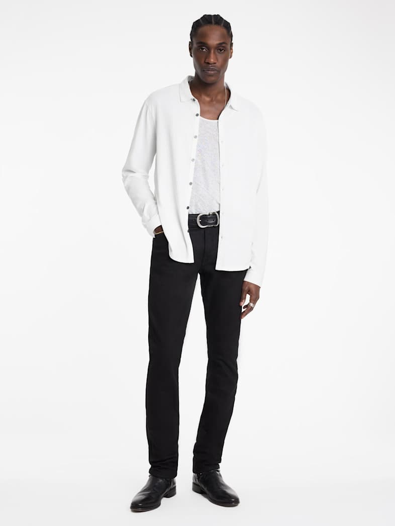 John Varvatos LEVI SHIRT Outlet LEVI SHIRT WHITE