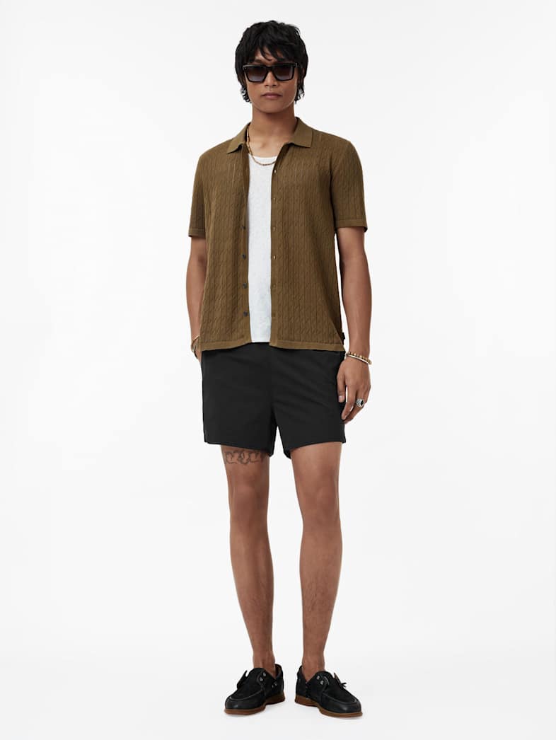 John Varvatos MAUI SWIM SHORTS BLACK