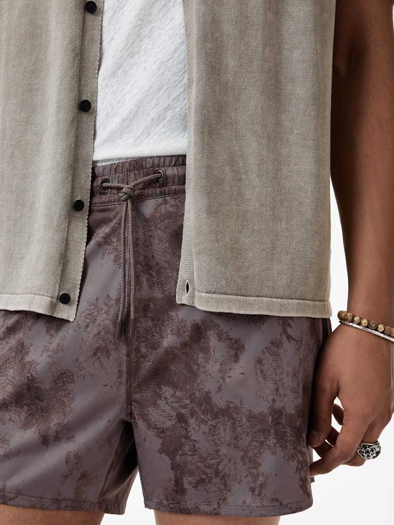 John Varvatos MAUI SWIM SHORTS MAUVEWOOD