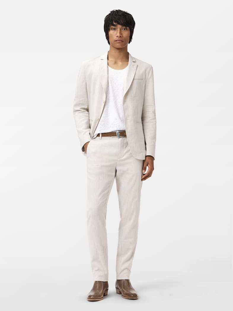 John Varvatos MERCER PANT MUSHROOM