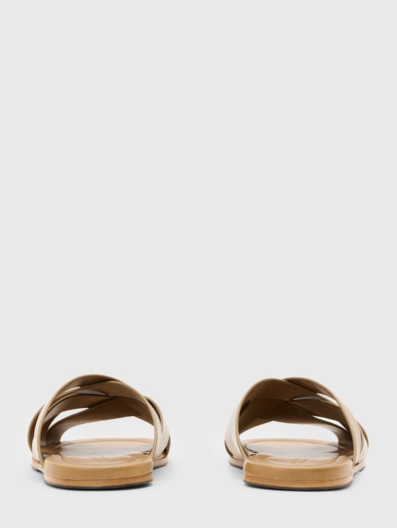 John Varvatos MERIDA SLIDE DARK TAN