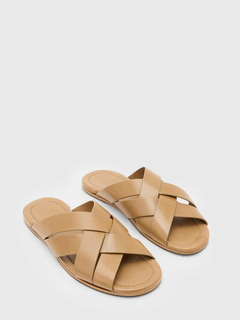 john varvatos MERIDA SLIDE DARK TAN
