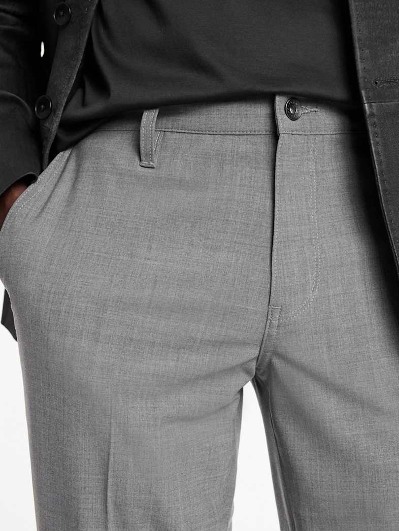 John Varvatos MOTOR CITY PANT BLK/OFF WHIT