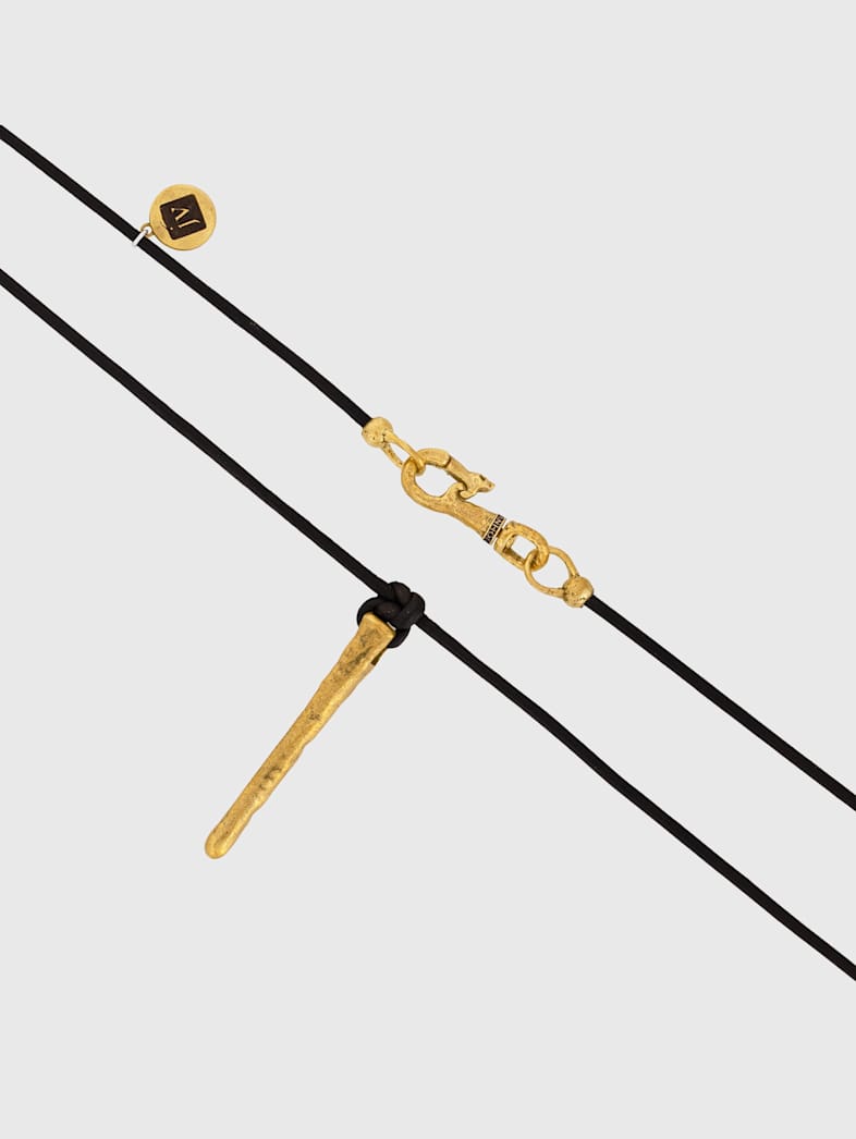 John Varvatos NAILS BRASS NECKLACE NO COLOR