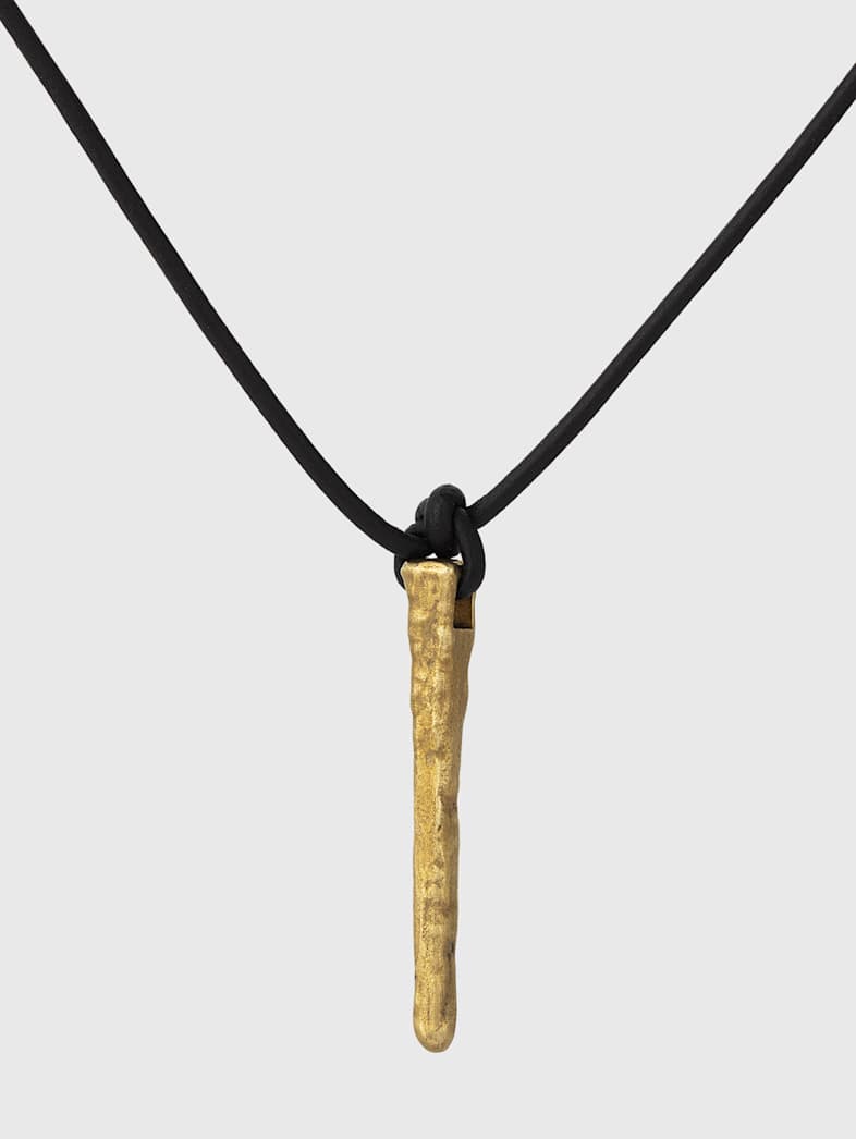 john varvatos NAILS BRASS NECKLACE NO COLOR