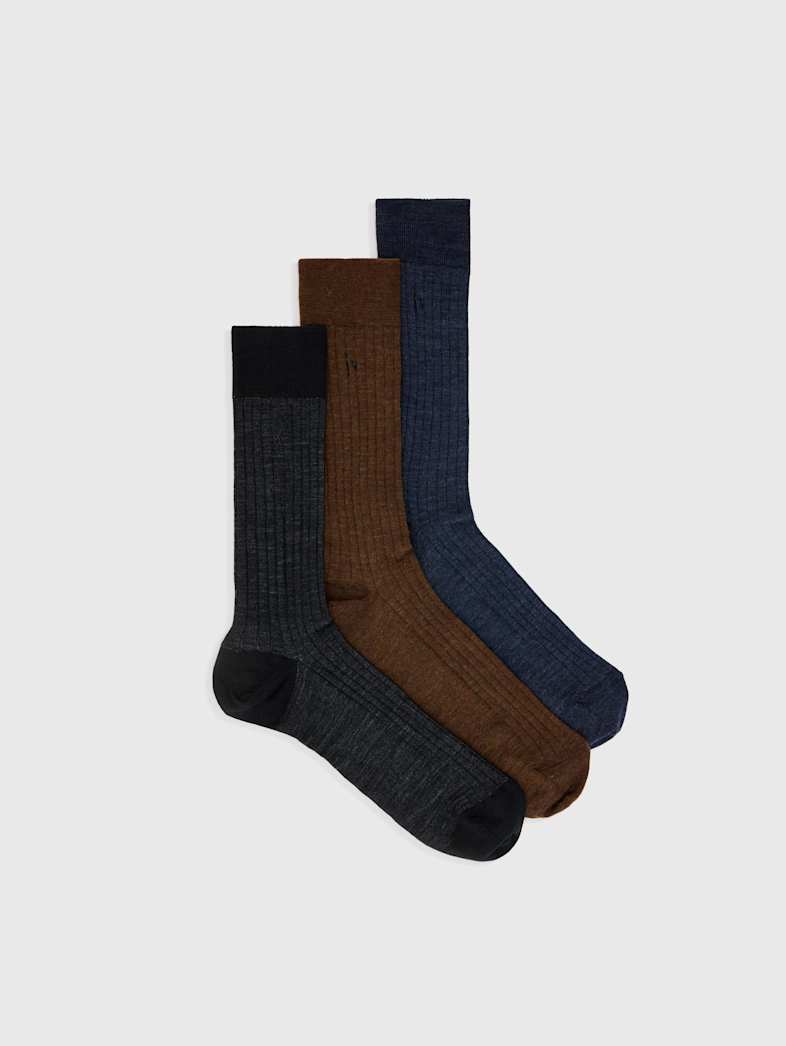 john varvatos SEDONA SOCKS 3-PACK MULTI
