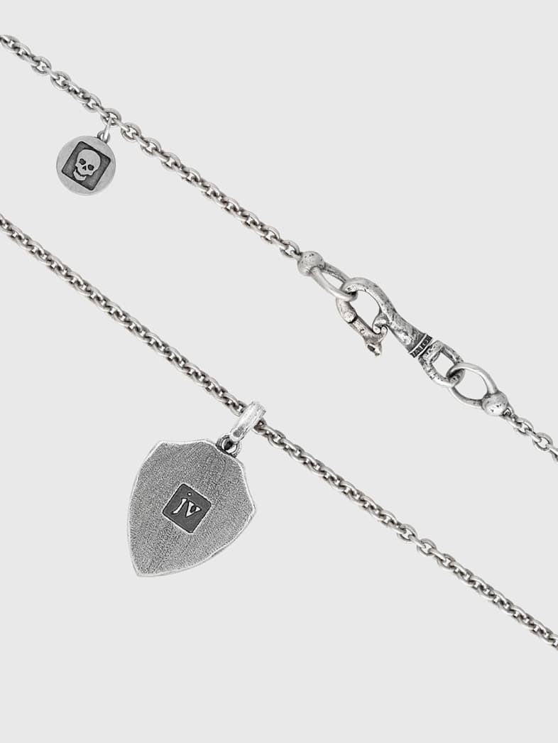 John Varvatos SNAKE SHIELD NECKLACE NO COLOR