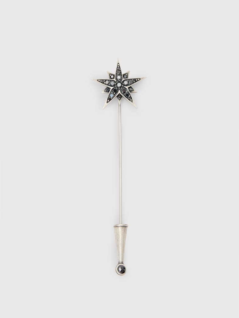 john varvatos STAR LAPEL PIN NO COLOR