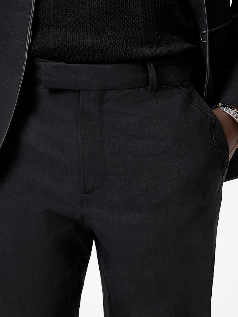 John Varvatos THEODORE PANT BLACK