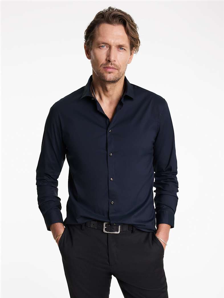 John Varvatos THOMPSON SHIRT NAVY