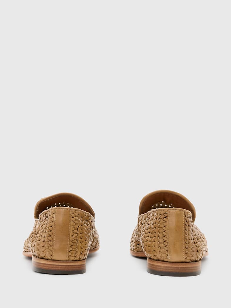 John Varvatos VENICE SLIP-ON LOAFER WOOD BROWN