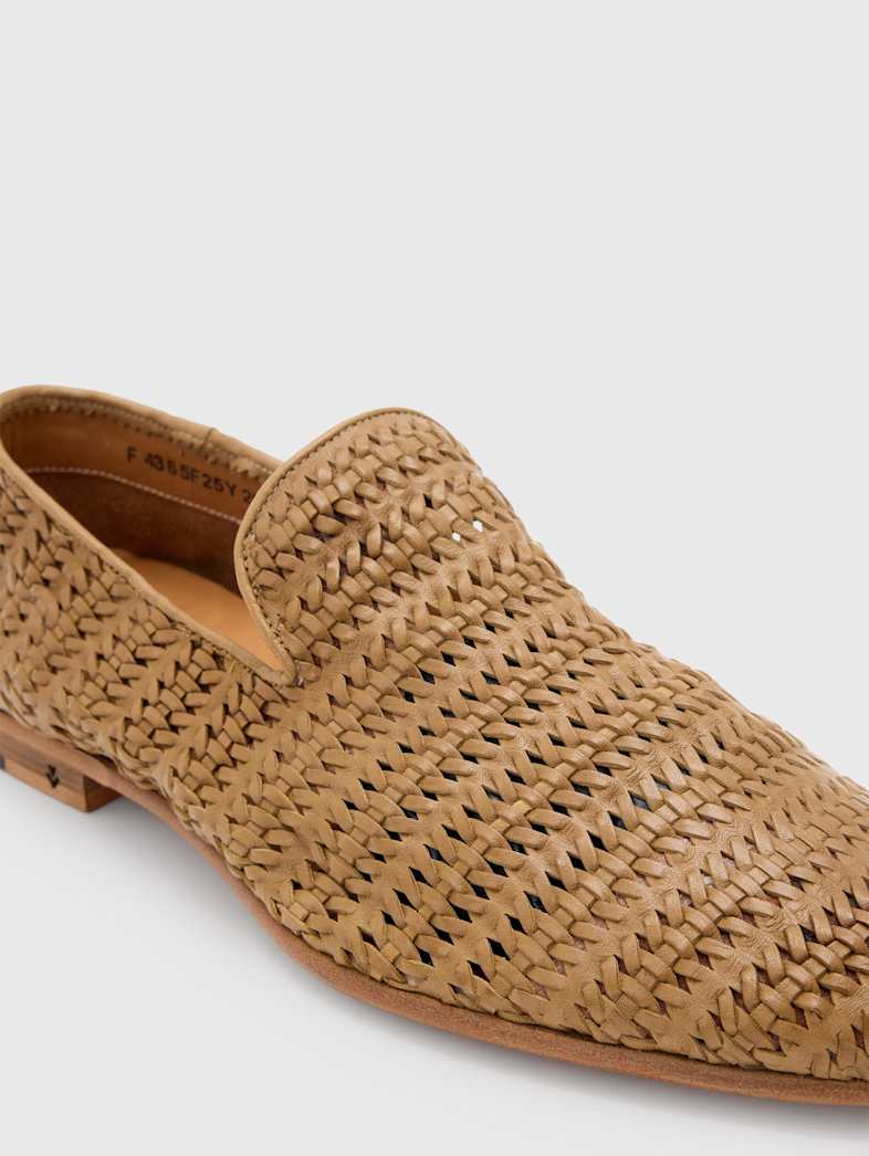 John Varvatos VENICE SLIP-ON LOAFER WOOD BROWN