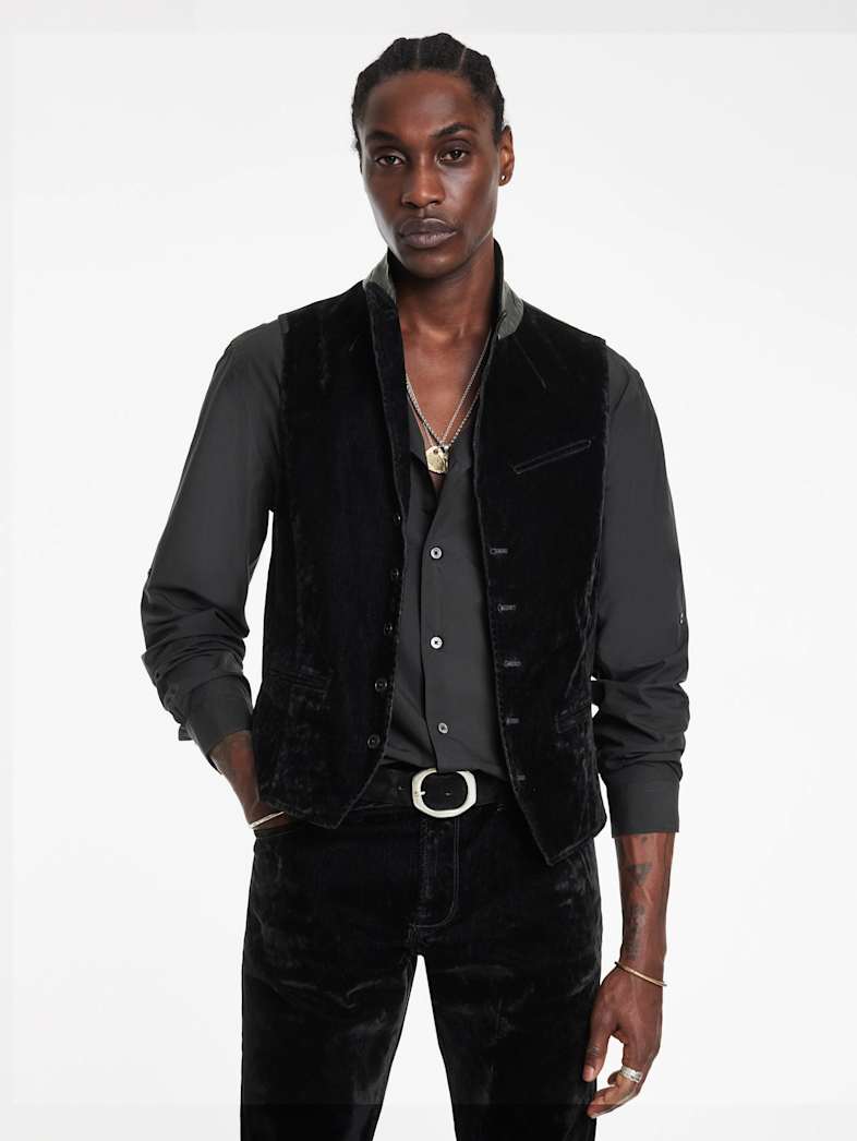 John Varvatos WOODWARD VEST BLACK