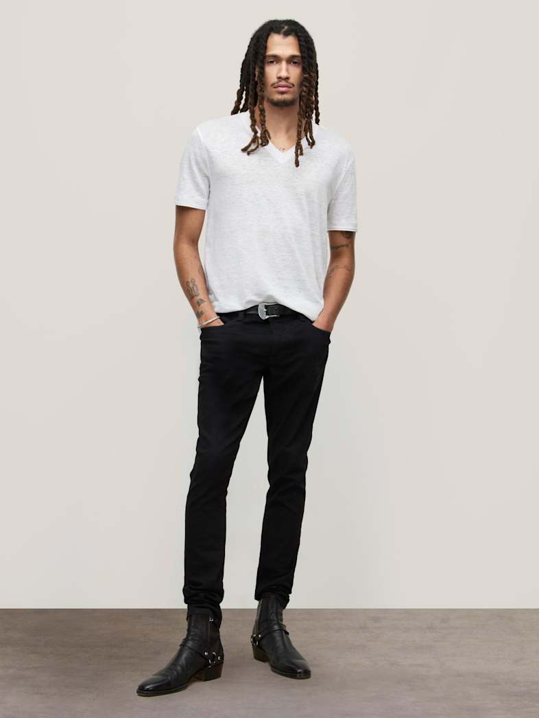 John Varvatos WOOSTER V-NECK WHITE