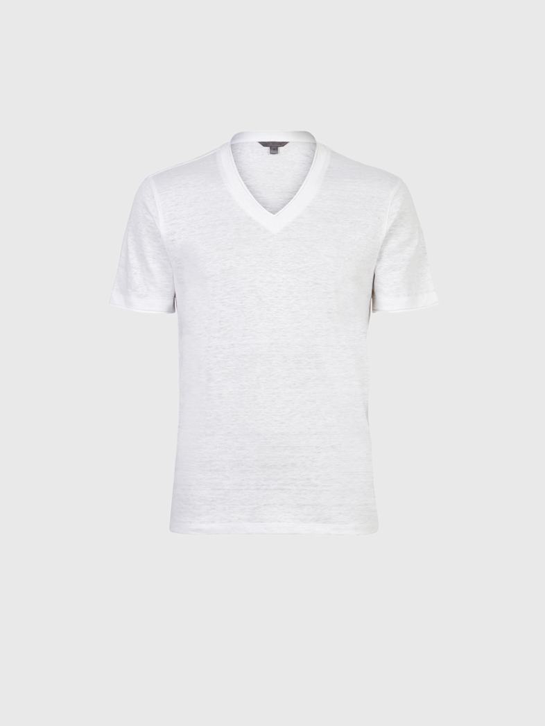 John Varvatos WOOSTER V-NECK WHITE