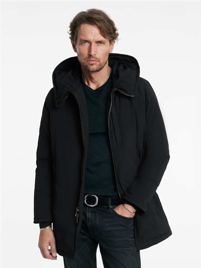 John Varvatos JUBILEE PARKA Outlet JUBILEE PARKA BLACK