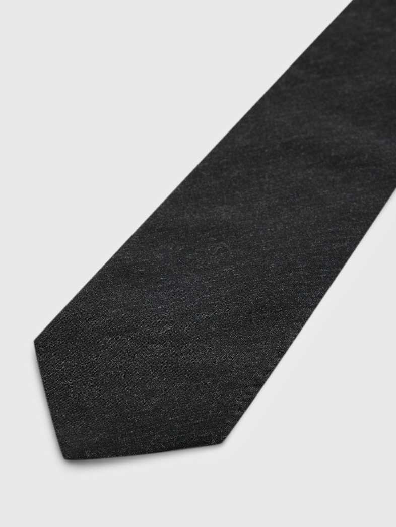 John Varvatos LEONE SLIM TIE Accessories All Accessories Scarves & Ties LEONE SLIM TIE DK STEEL HTR
