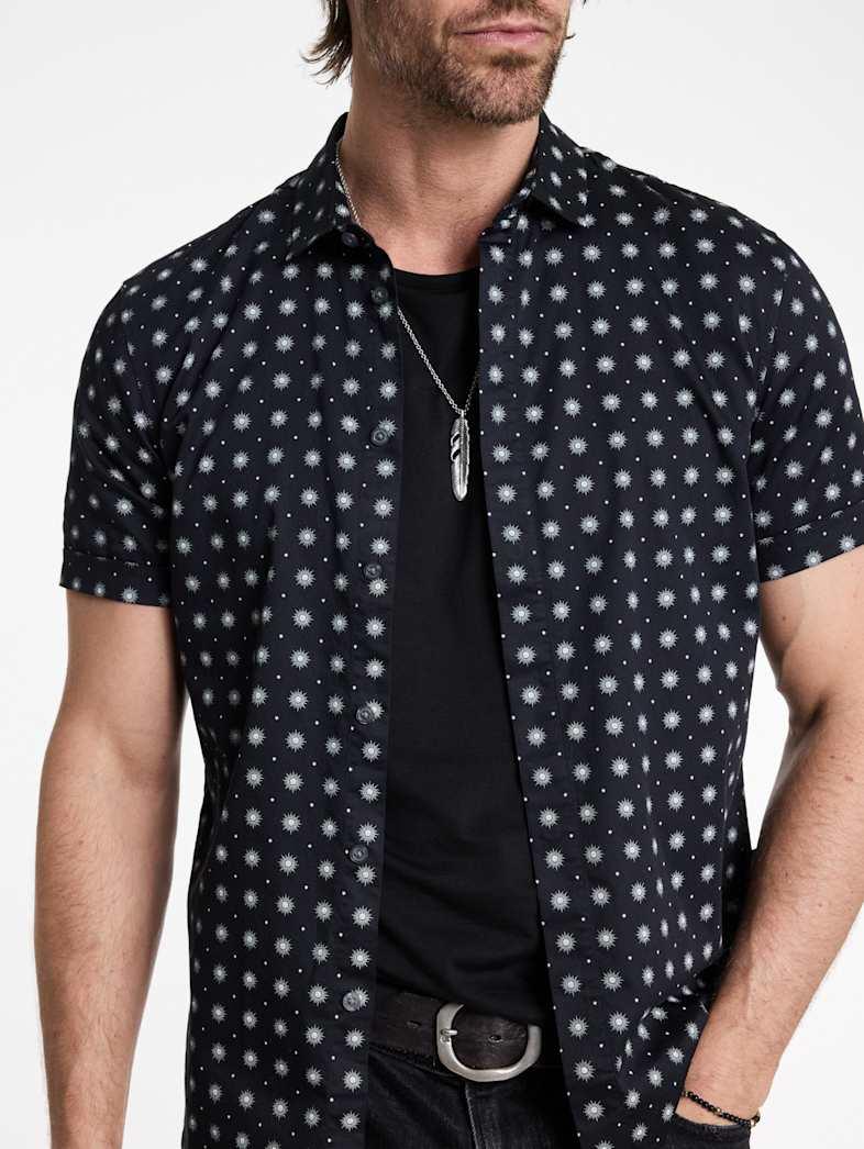 John Varvatos LOREN SHIRT Outlet Outlet Tops LOREN SHIRT BLACK