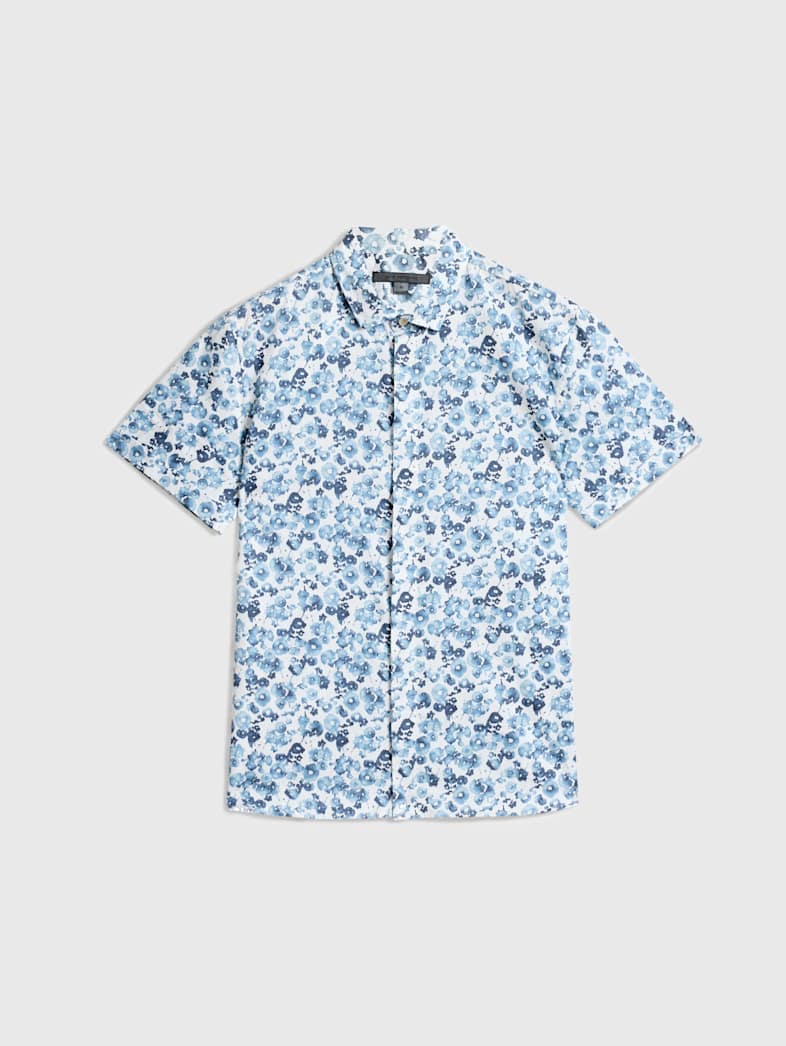 john varvatos LOREN SHIRT Outlet Outlet Tops LOREN SHIRT BLUE MIST