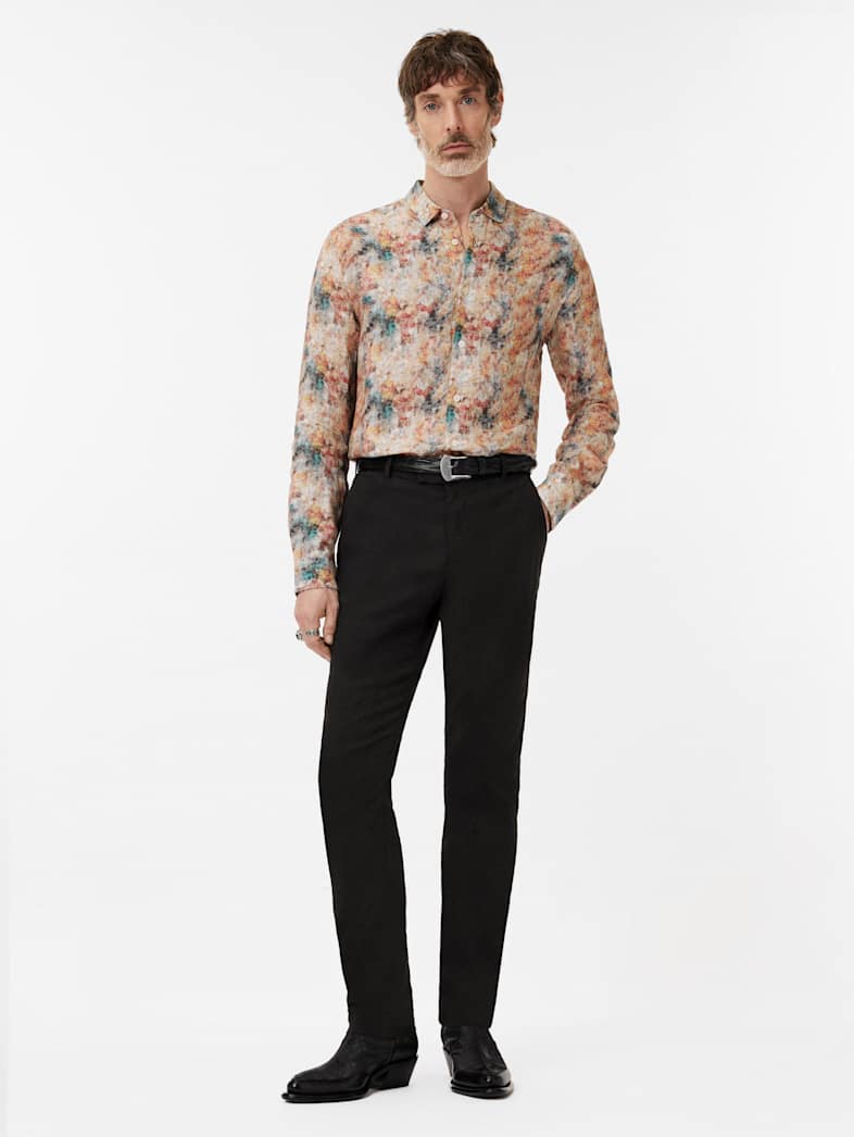 John Varvatos LUCA SHIRT Clothing Tops Shirts LUCA SHIRT BUTTERCUP