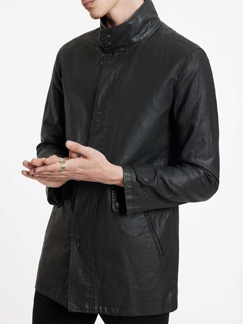 John Varvatos LUTHER JACKET Outlet Outlet Leather & Outerwear LUTHER JACKET BLACK