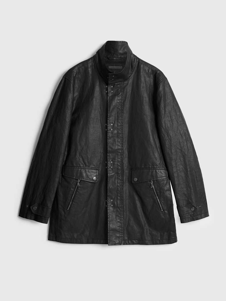 john varvatos LUTHER JACKET Outlet Outlet Leather & Outerwear LUTHER JACKET BLACK