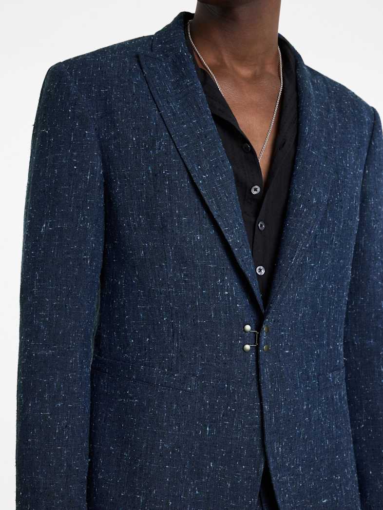 John Varvatos LYNN JACKET Outlet Outlet Leather & Outerwear LYNN JACKET DEEP BLUE