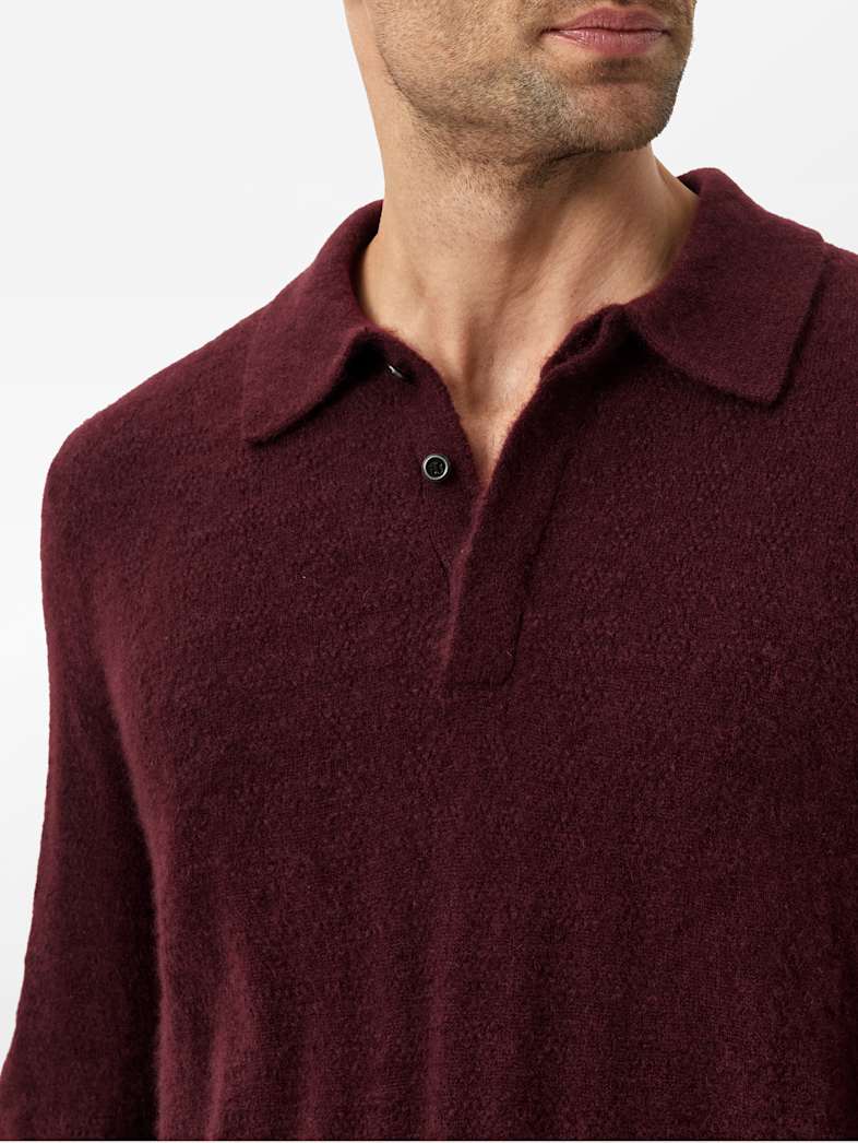 john Varvatos MACRA POLO Clothing Tops Sweaters MACRA POLO Merlot